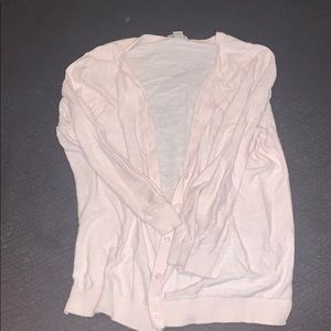 Light pink loft cardigan